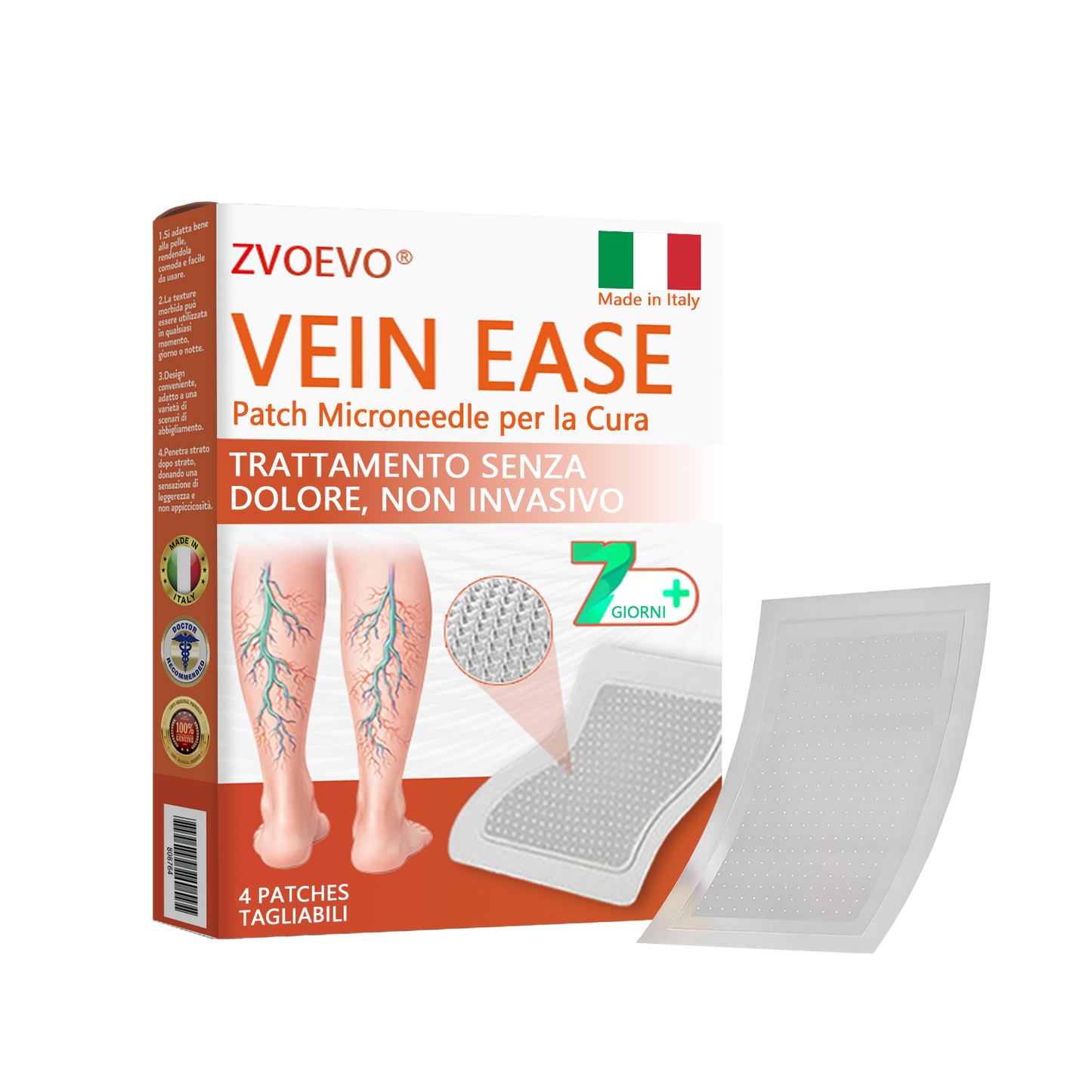 🇮🇹🔥🔥Zvoevo® Cerotto con Microaghi Rilassante Venoso⚡Sollievo immediato, risultati a lungo termine
