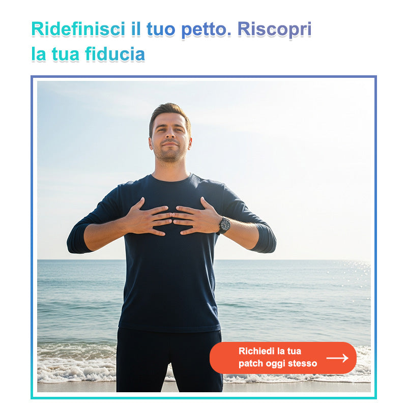 GFOUK® NanoMedix Patch Ginecomastia - Azione Brucia Grassi e Tonificante