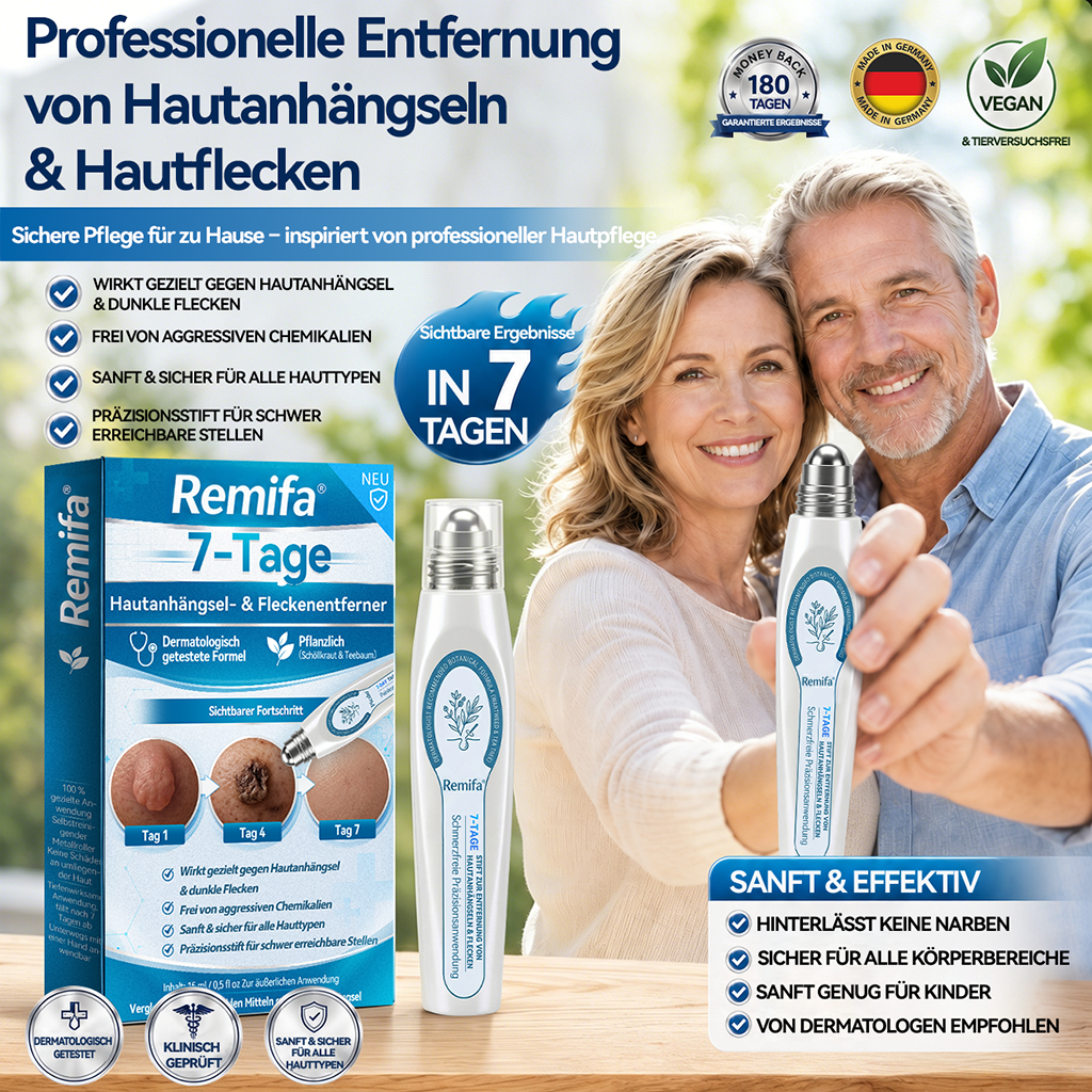 Negozio ufficiale del marchio | 🍎🌙Remifa ® Rimuovi macchie ed escrescenze cutanee in 7 giorni (roller indolore, senza cicatrici dopo l'uso)