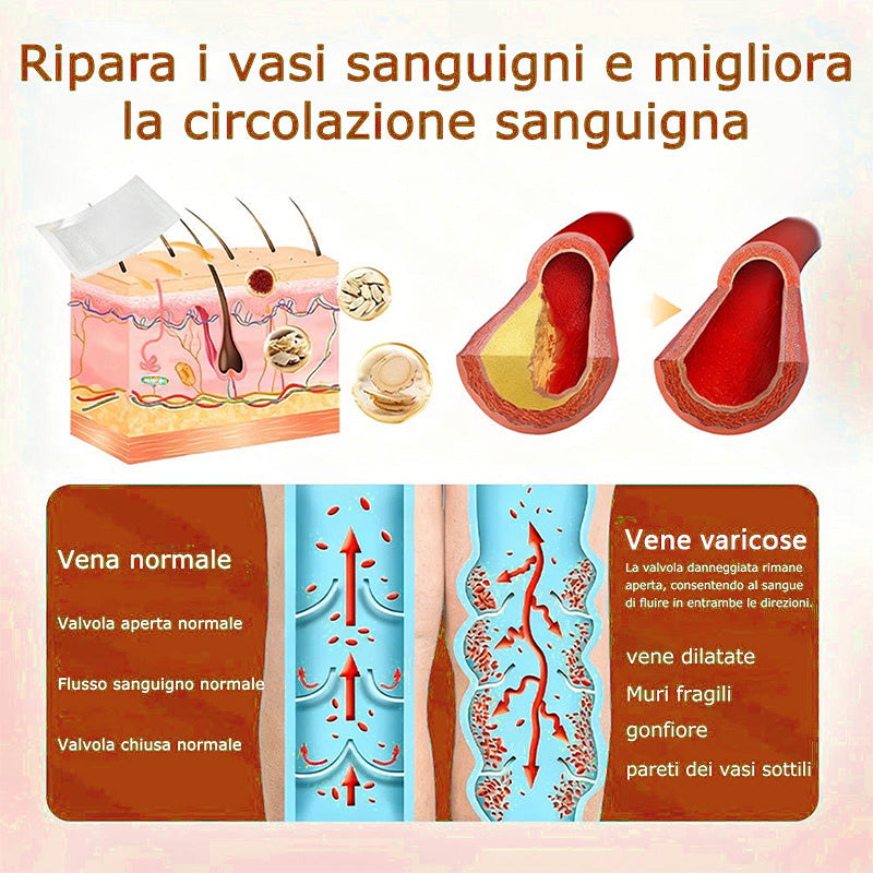 🇮🇹🔥🔥Zvoevo® Cerotto con Microaghi Rilassante Venoso⚡Sollievo immediato, risultati a lungo termine