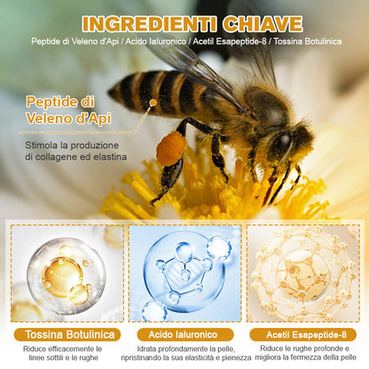 🐝 💧Prodotto e spedito dall'Italia✨ Furzero™ Botox Crema Rimuovi Rughe al Veleno d'Ape - 🔥 ULTIMO GIORNO SCONTO DEL 70%