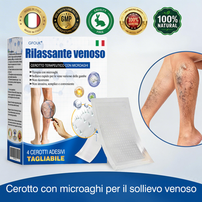 🇮🇹👨‍⚕️💝GFOUK® VeinTarget Microneedle Patch⚡Sollievo immediato, risultati a lungo termine