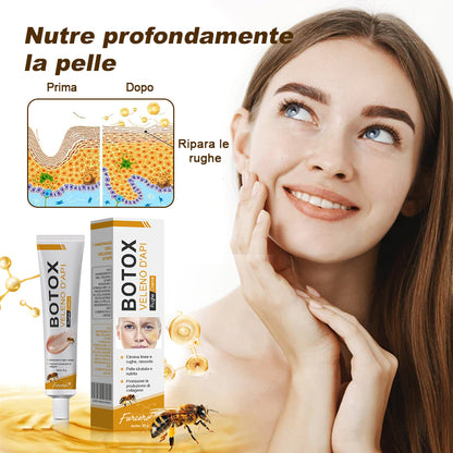 🐝 💧Prodotto e spedito dall'Italia✨ Furzero™ Botox Crema Rimuovi Rughe al Veleno d'Ape - 🔥 ULTIMO GIORNO SCONTO DEL 70%