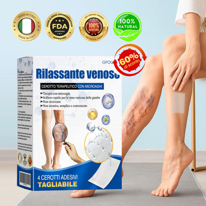 🇮🇹👨‍⚕️💝GFOUK® VeinTarget Microneedle Patch⚡Sollievo immediato, risultati a lungo termine