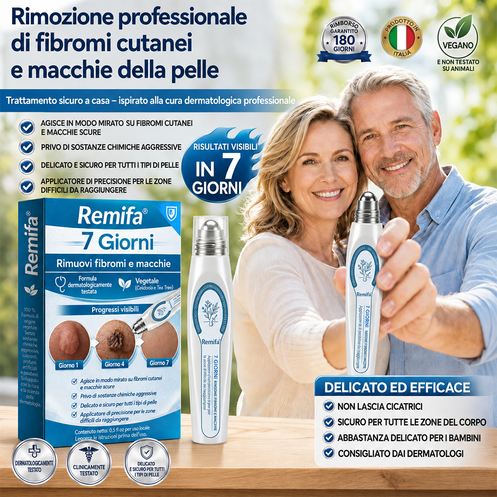 Negozio ufficiale del marchio | (QZBSYZUPSELL)Remifa ® Rimuovi macchie ed escrescenze cutanee in 7 giorni (roller indolore, senza cicatrici dopo l'uso)