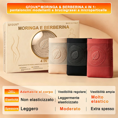 👨‍⚕️💕Solo Store Ufficiale - 70% GFOUK® Shorts 4-in-1 – Snellisci, Tonifica, Brucia Grassi 🎉 Con Moringa & Berberina | Risultati Visibili
