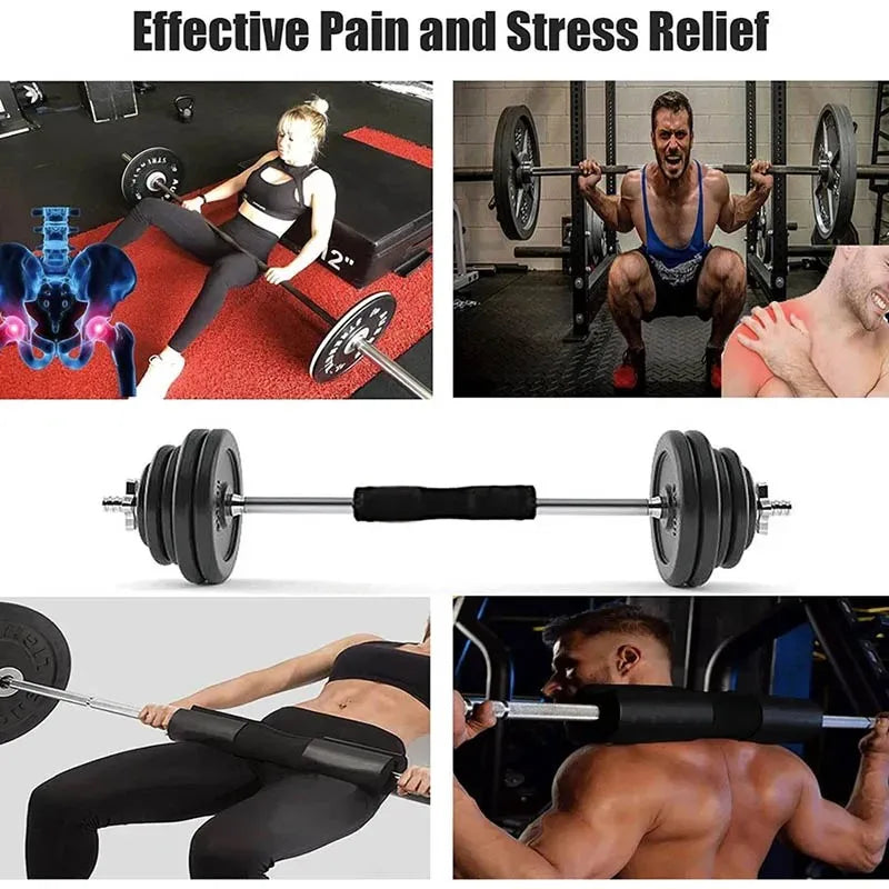 Cuscinetto per bilanciere – protezione spessa e antiscivolo per squat, sollevamento pesi e allenamento di forza