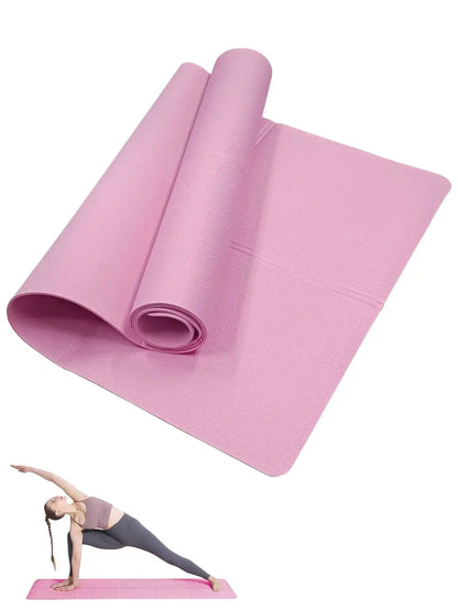 Tappetino fitness antiscivolo – morbido e leggero per yoga, pilates e allenamento a casa