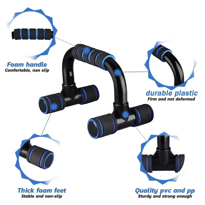 Supporto push-up pieghevole – trainer per petto, braccia, addome e schiena