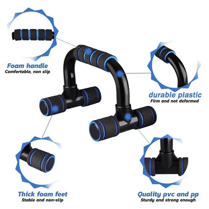 Supporto push-up pieghevole – trainer per petto, braccia, addome e schiena
