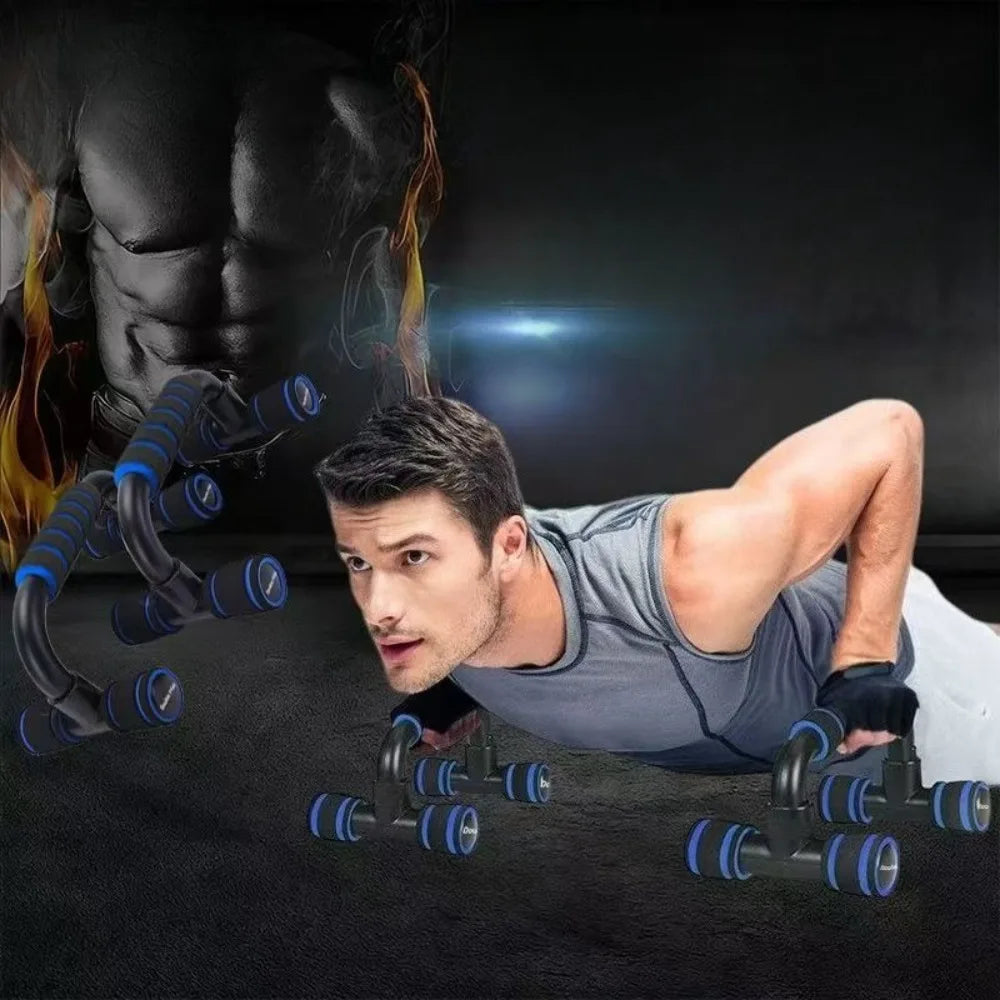Supporto push-up pieghevole – trainer per petto, braccia, addome e schiena