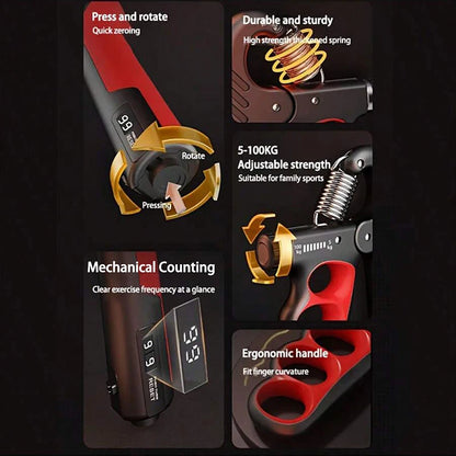 Hand grip regolabile – allenatore per forza di mani, dita e polsi