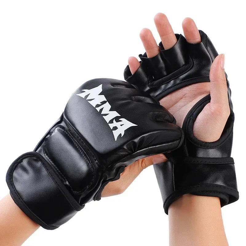 Guanti da boxe a mezze dita – protezione per nocche e allenamento MMA