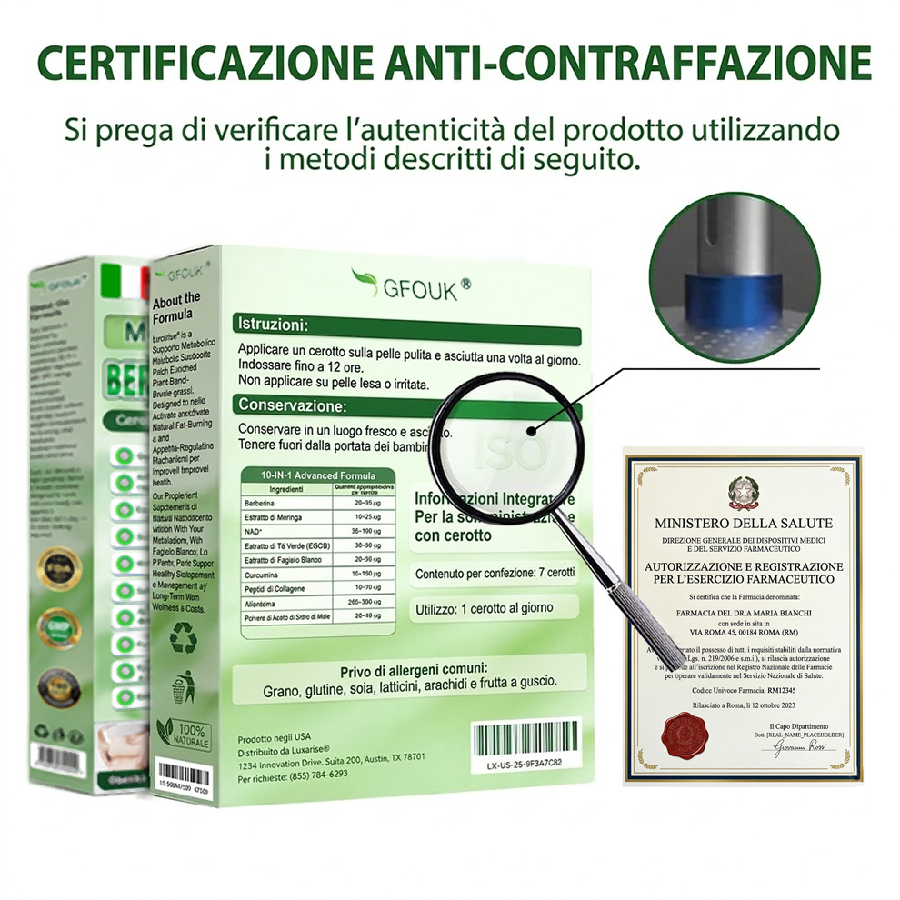 🍋‍🟩 Store Ufficiale | 🌞GFOUK® Moringa · Berberina × NAD+ Cerotto avanzato 10-in-1 con microneedle nano  🕒 Solo una volta al giorno ✨ Cambiamenti visibili già in 7 giorni