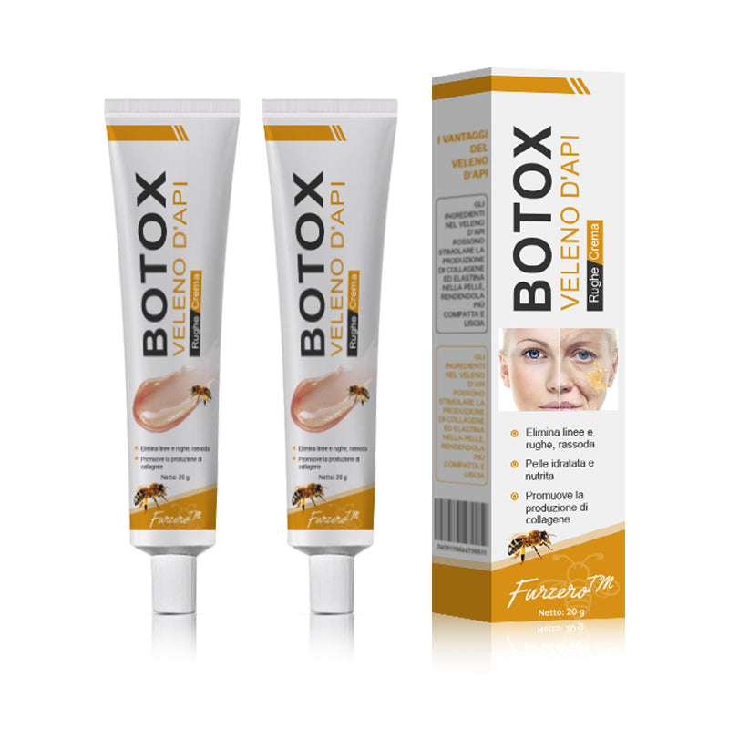 🐝 💧Prodotto e spedito dall'Italia✨ Furzero™ Botox Crema Rimuovi Rughe al Veleno d'Ape - 🔥 ULTIMO GIORNO SCONTO DEL 70%